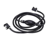 Chrees Outboard Boat Engine Petrol Tank Connectors Kit, Lightweight Rubber Hose Fuel Transfer Pump with Hand Press Button, for Yum Hidea Under Offshore Aircraft