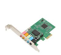 Chrees PCIe Sound Card with EAX Technology | 5.1 channel, HRTF-based 3D , supports Echo, various output types