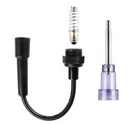 Chrees Plug Tester, Quickly Diagnose Ignition System Problems with Stainless Steel and Plastic, for Testing Car Ignition System Work (AsShown)