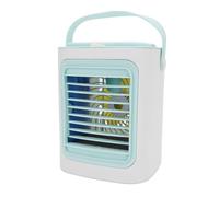 Chrees Portable Air Conditioner Personal Air Cooler Mini Conditioner Evaporative Cooler 3 Wind Speeds 2 Fog Modes 7 Color Light Quiet USB for Room Office Bedroom