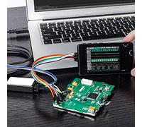 Chrees Portable Digital Logic Analyzer TFT LCD Display Logic Analyser LCD Screen Probe 4 Channel 100MHz SPI I2C PWM 2.8in TFT Screen for Automotive Electronics