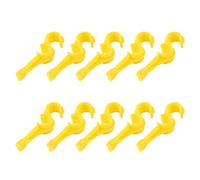 Chrees Precise Farm Pipe Clamp/Holder Durable Fixing Tool for Waterline Aquiculture Breeding ABS Material 10Pcs