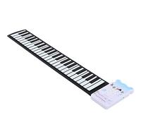 Chrees Rechargeable 49 Key Hand-Rolled Piano | Silicone material, compatible with headphones, built-in tones