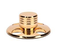 Chrees Record Weight Stabilizer for LP Turntables (Gold) | Vibration reduction, enhanced sound clarity, quality aluminum design, fits various players