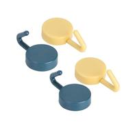 Chrees Self Adhesive Wall Hooks, Easy Installation, 5x3cm (Dark Blue and