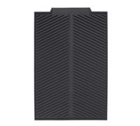 Chrees Silicone Sink Mats Dish Drying Mat Silicone Drying Mat Kitchen Counter Twill Opening Design Anti Slip Shock Proof Easy to Clean for Dish Bowl Fork (Small)