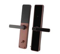 Chrees Smart Door Lock Fingerprint Unlocking IC Card Key Password Mobile APP Control with Silent Handle Design for Home Office Hotel Homestay