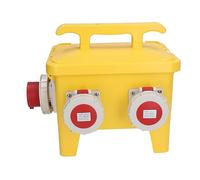 Chrees Socket Distribution Box for Construction Use | 2 x 3 and 2 x 5 CEE sockets, portable handle, high protection IP67, impact resistant P 16A