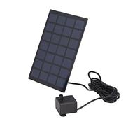 Chrees Solar Fountain Pump with 6 Nozzles for Garden