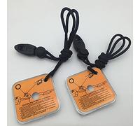 Chrees Survival Mirror, Acrylic Reflective Signaling Tool with Aim Indicator for Outdoor Emergency Rescue, Camping, Hunting