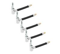 Chrees Tire Inflator Hose with -free Design | Quick connection, aluminum alloy, universal application, fits motorcycle, car, , includes 5pcs adapters
