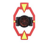 Chrees Total Station Prism, 30mm Constant K9 Optical Glass ABS Surveying Prism with Rod, for Tunnel Subway Mine Highway Inspection Railroads