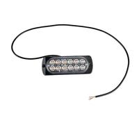 Chrees Truck Side Warning Light Side Marker Warning Light LED Strobe High Intensity Fast Flashing Precision Aluminum Housing for