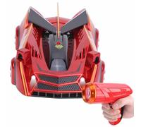 Chrees Wall Racing Car, Infrared Remote Control Toy with 4 Wheel Drive for Kids, Gravity Defying Stunt Car for Floors Walls and Ceilings, USB Rechargeable in 3 Colors (Red)