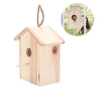 Chrees Window Bird House with Suction Cup, Outdoor Wild Bird Feeder, Clear Window House for Indoor Viewing, for Bluebirds, Finches, Titmouse