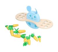 Chrees Wooden Bunny Balance Game, Carrot Harvest Toy | Safe materials, Engaging design, Fine motor development, Early learning tools, Perfect balance practice