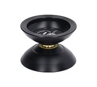 Chrees Yo Yo Toy, H Shape String Tricks Professional Yoyo with Sandblasted Surface and Bright Color Transitions, for Beginners and Advanced Players (Dark Black)
