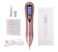 CHRERNA Skin Tag Remover Pen, Mole-Removal Kit with 9 Strength Levels &Replaceable Accessories, Plasma Pen for Verruca, Freckle, Age Spots,Nevus,Wart (Rose Gold