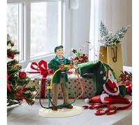 Chrias villa scene, Griswold chrias vation villa coration, Rin Charte Figurin Hand Carved DIY The Art Crafts Tabletop Ornaments Ftival Battery Powered Holiday Party