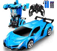 Chridark Toys for 3+ Year Old Kids: Transforming Remote Control Car Toys Gifts for Age 3 4 5 6 7 8 Years Old Kids Birthday Presents Toy for Toddler Ages 4-8 Transformable Rechargeable Robot RC Cars
