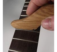 Chris Alsop Guitar Fret Crowning File. 2.5mm Diamond File with Oak Handle