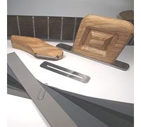 CHRIS ALSOP Guitar Kit for Fret Levelling & Crowning. 2.0mm Diamond Crowning File and Diamond Fret Leveler File. With fret protector & sanding strips. Made in UK