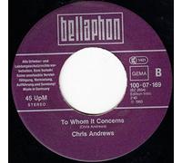 CHRIS ANDREWS - CHRIS ANDREWS - YESTERDAY MAN 7in GERMAN ISSUE [34962]