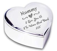 Chris Bag Of Goodies MUMMY I LOVE YOU TO THE MOON & BACK Silver finish TRINKET BOX Gift Gifts Presents Ideas for my Birthday Christmas Mothers Day