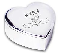 Chris Bag Of Goodies NANA Silver finish TRINKET BOX Gift Novelty Keepsake Presents Ideas for my Nanas Birthday Christmas Mothers Day Xmas Present Gifts