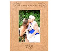 Chris Bag Of Goodies Nanna and Me 6x4 Engraved Portrait Photo Picture Frame Gift
