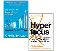 Chris Bailey Collection 2 Books Set (The Productivity Project & Hyperfocus)
