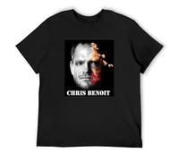 Chris Benoit T-Shirt Unisex Gift Men's Black Tees 3XL