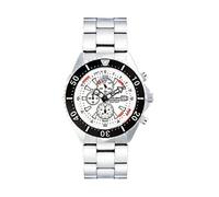 Chris Benz Depthmeter Chronograph 300m CB-C300-W-MB Mens Chronograph Depth Gauge