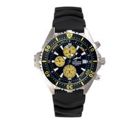 Chris Benz Depthmeter Chronograph CB-C-YELLOWBLACK-KB Men's Watch Depth Gauge