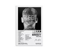 Chris Brown - Breezy Poster Romantic Moive Canvas Wall Art Printing For Wall Decor12x18inch(30x45cm) Unframe-style