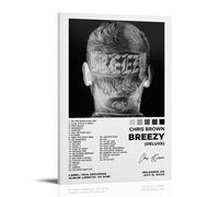 Chris Brown - Breezy Poster Romantic Moive Canvas Wall Art Printing For Wall Decor24x36inch(60x90cm) Frame-style