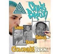 Chris Brown Dots Lines Swirls Coloring Book: Chris Brown Swirls-Dots-Diagonal Activity Books For Kid And Adult