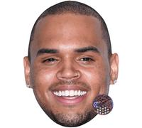 Chris Brown (Smile) Big Head. Larger than life mask.