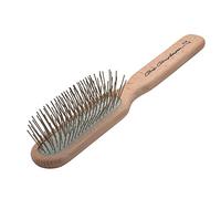 Chris Christensen 27 mm Oblong Pin Dog Brush, Original Series, Groom Like a Professional, Stainless Steel Pins, Lightweight Beech Wood Body, Ground and Polished Tips
