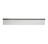 Chris Christensen 9 inch Coarse Poodle Butter Comb, Groom Like a Professional, Rounded Corners Prevent Friction and Breakage, Solid Brass Spin with Steel Teeth, Chrome Finish