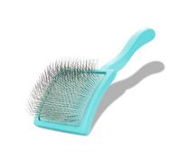 Chris Christensen Big G Dog Slicker Brush for Dogs (Goldendoodles, Labradoodles, Poodles), Groom Like a Professional, Fluff Detangle Style, Saves Time Energy, Teal, Large
