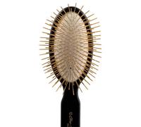 Chris Christensen Dog Brush, 35 mm Pin Brush, Gold Series, Groom Like a Professional, Gold-Plated Stainless Steel Pins, Perfect for Fragile Coats, 30% More Pins, Ground and Polished Tips