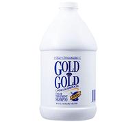 Chris Christensen Gold on Gold Dog Shampoo - Colour Intensifying Shampoo for Dogs - Strengthens & Deepens Colours - Designed for Warm Coloured Coats - Deep Cleansing Sensitive Dog Shampoo, 1.89L