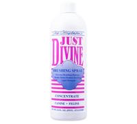 Chris Christensen Just Divine Dog Brushing Spray Concentrate, Groom Like a Professional, Prevents Brushing Damage, Light Detangler, All Coat Types, Made in USA, 473ml