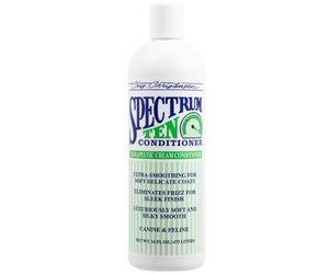 Chris Christensen Spectrum Ten Dog Conditioner, Groom Like a Professional, Gentle Cleansing, Leaves Coat Soft & Silky, Gorgeous Shine, Made in the USA, 473ml
