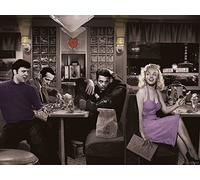 Chris Consani Blue Plate Special Canvas Print, Multi-Colour, 60 x 80 cm