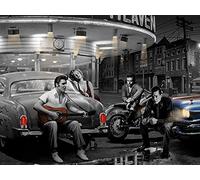 Chris Consani "Legendary Crossroads " Canvas Print, Cotton, Multi-Colour, 3.20 x 60.00 x 80.00 cm