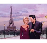 Chris Consani Paris Sunset Canvas Print, Multi-Colour, 60 x 80 cm