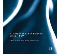 Chris Cook A History of British Elections since 1689 Paperback Book Chris Cook Multicolor