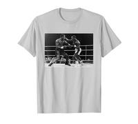 Chris Eubank Nigel Benn Middleweight Title Boxing Fight T-Shirt, Men, Silver Grey, Medium